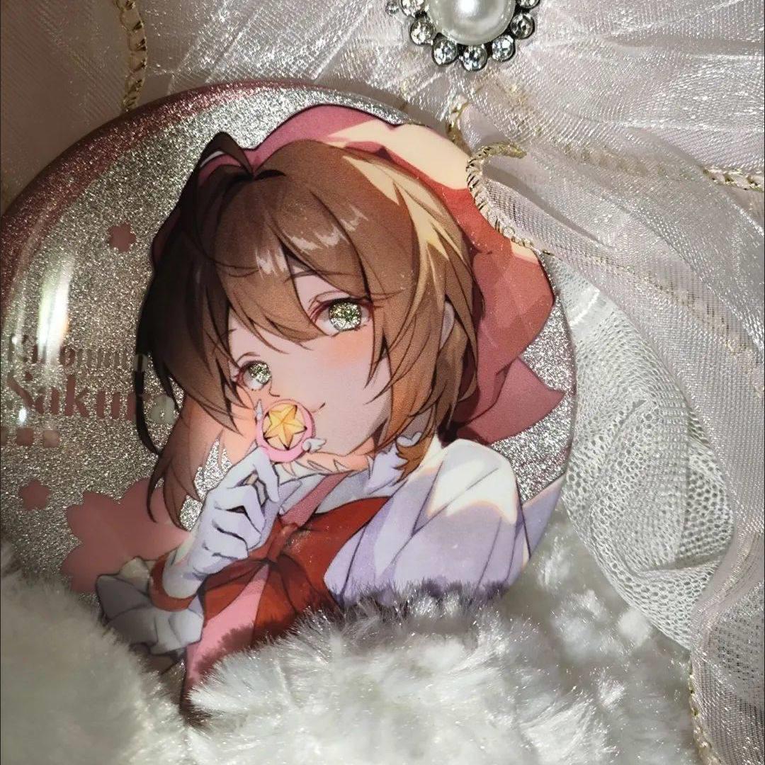 魔卡少女小樱木之本樱二次元同人原创周边谷子吧唧徽章