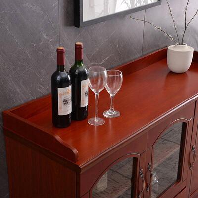 茶水柜办公会议室实木皮油漆矮柜储物柜二门三门厨房柜酒店放置柜