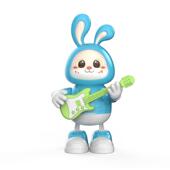 新款 萌兔吉他手摇滚音跳舞灯光智动儿益童7FGfFNX6乐电玩具地摊