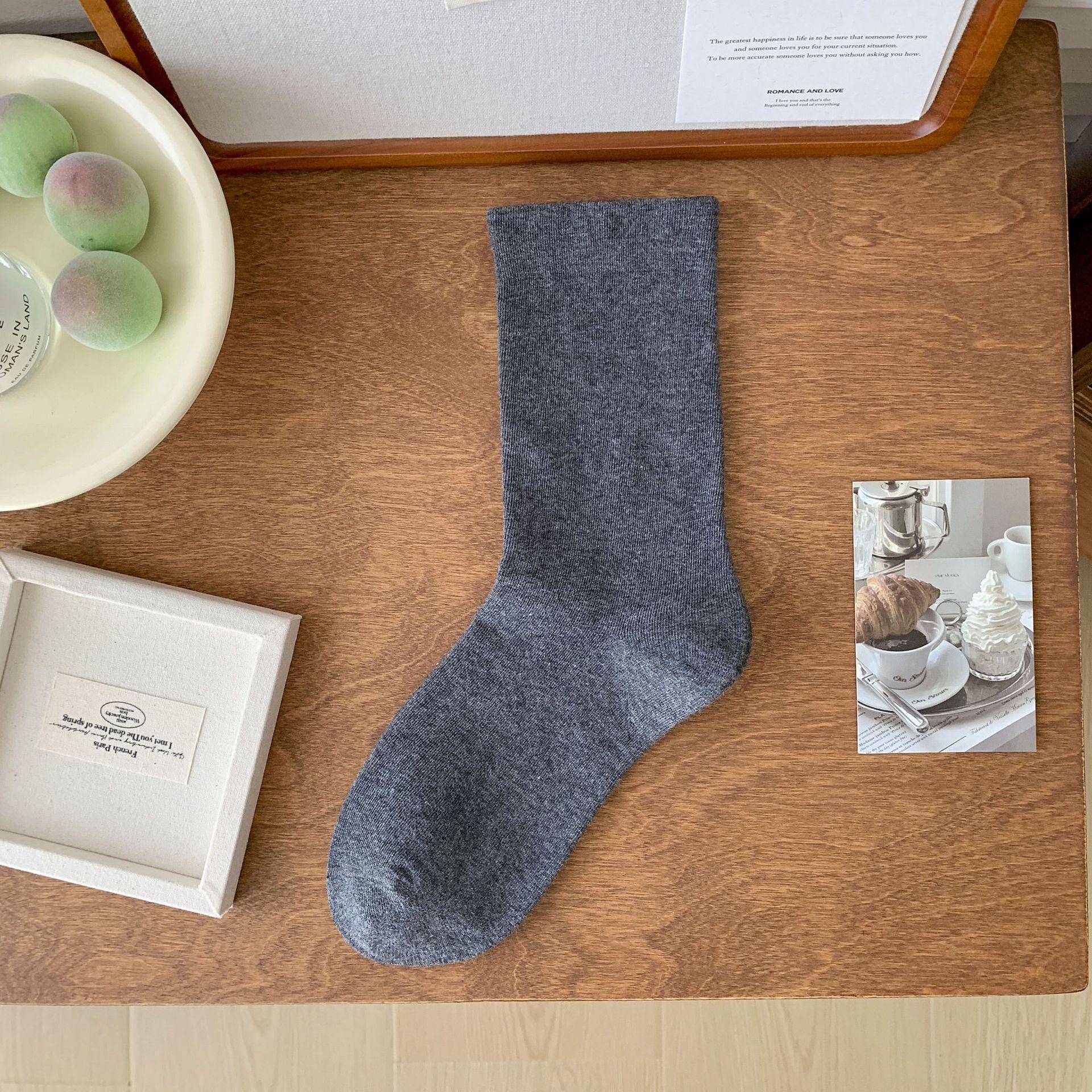 纯棉松口月子春秋袜子长袜打底袜