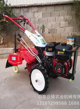 48V充电式微型除草松土机 手推电动不缠草懒人除草机 微耕机