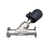 卫生级气动快装 304 角座阀 不锈钢气动快装 食品饮料 316L