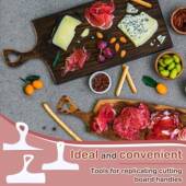 透明亚克力大型切菜板手柄模板空白亚克力厨房砧板手柄引导工具