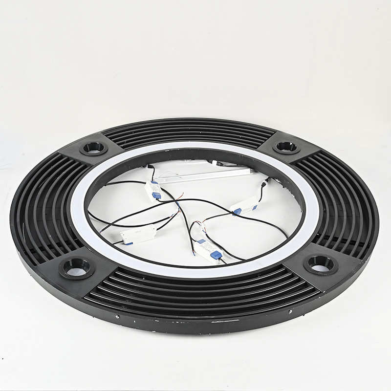 源头厂家空调出风口铝合金集成设备带单光槽天花吊顶带灯槽照明灯