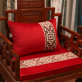 现代古典红木沙发垫罗汉床垫五件套新中式防滑坐垫四季通用可