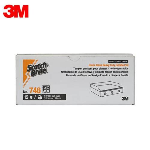 3M 746 铁板烧快速清洁百洁布15片/箱
