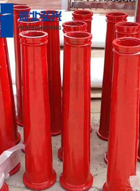 混凝土输送泵车通铺耐磨焊变径管 DN150-125*1200变径管 1