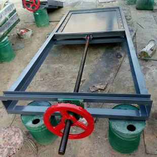 厂家直供不锈钢闸门机闸一体式钢制闸门渠道闸门液动限流闸门