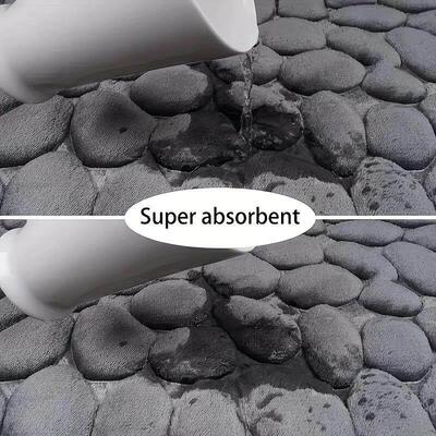 Washroom toilet foot mat U-shaped floor mat waterproof pad B