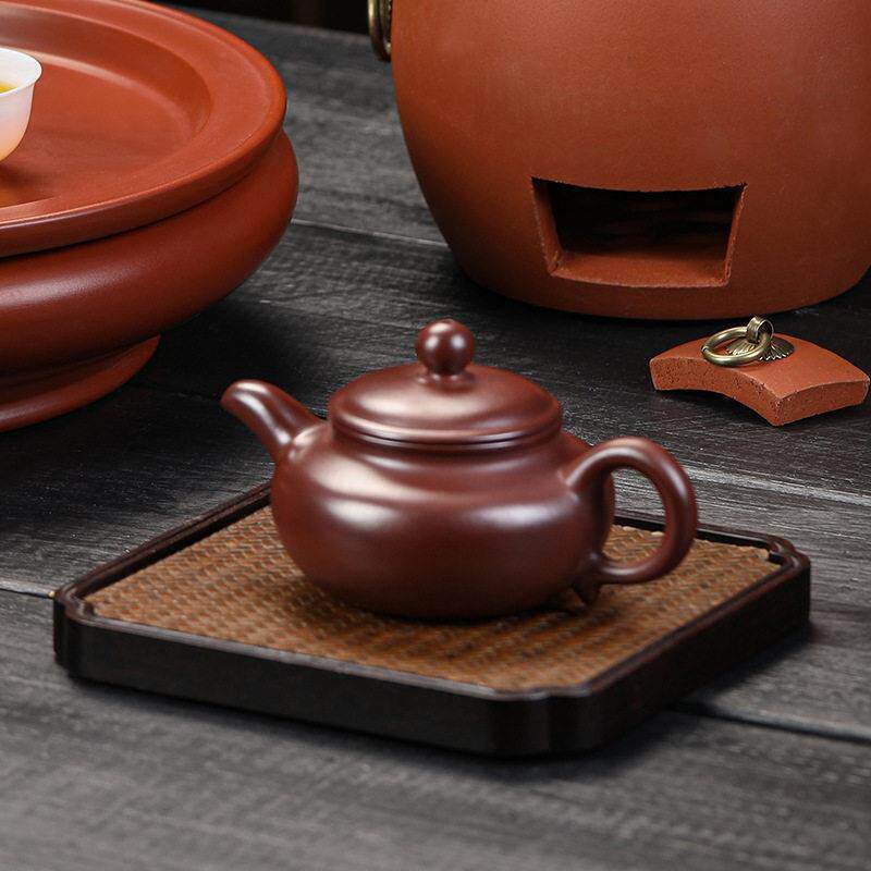 潮州紫砂手拉壶纯手工紫砂壶小容量冲罐泡茶壶茶具小品全手工茶具