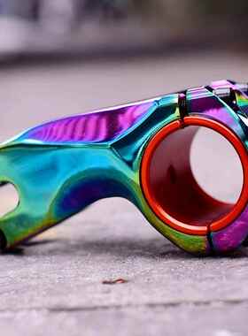 HONSUN超轻立管 负-17度70MM把立 大轮径XC 35/31.8MM自行车配件