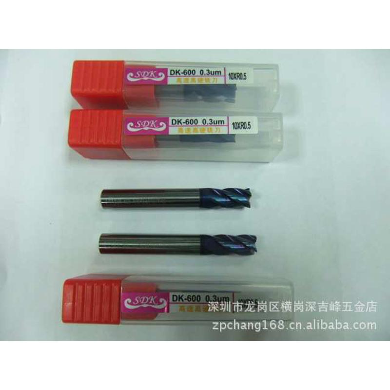 SDK  DK-600钨钢圆鼻铣刀65度加硬圆鼻刀