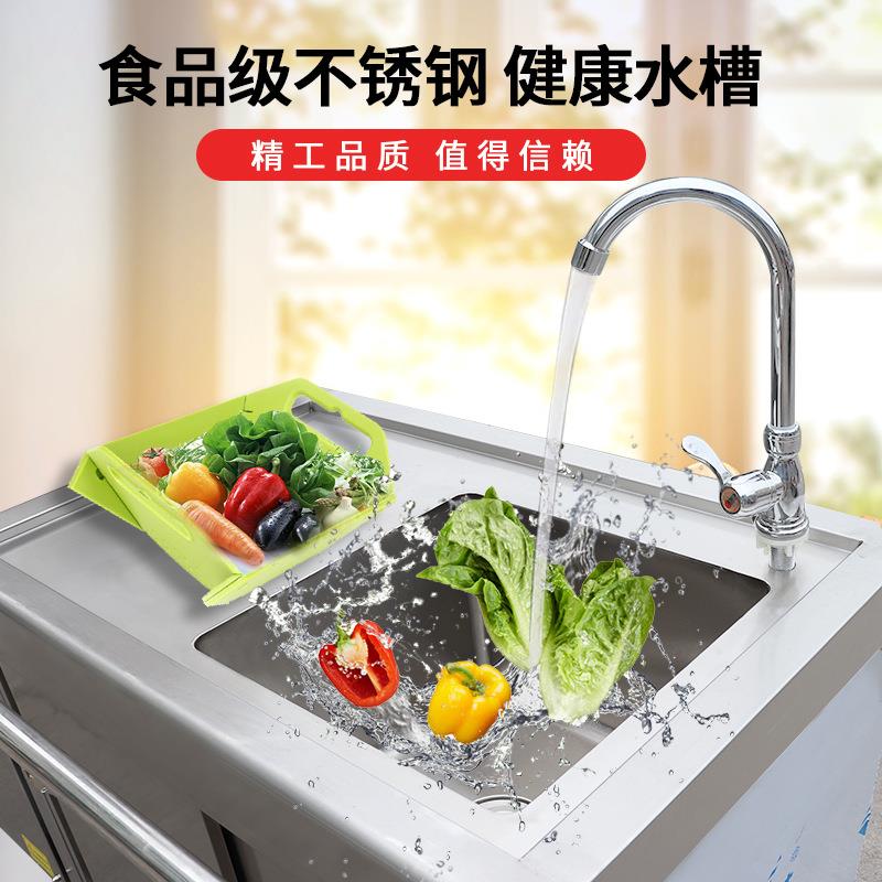 灶博士用不锈船钢单565台星盆不房锈钢船舶厨设备水池洗菜商用工