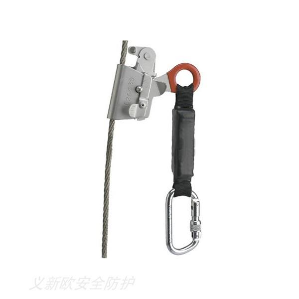 代尔塔503070钢索滑动导向防坠制动器用于8MM钢缆防护非钢丝绳
