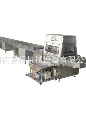 巧克力涂层机 面淋巧克力设备 冻干水果涂巧克力生产线