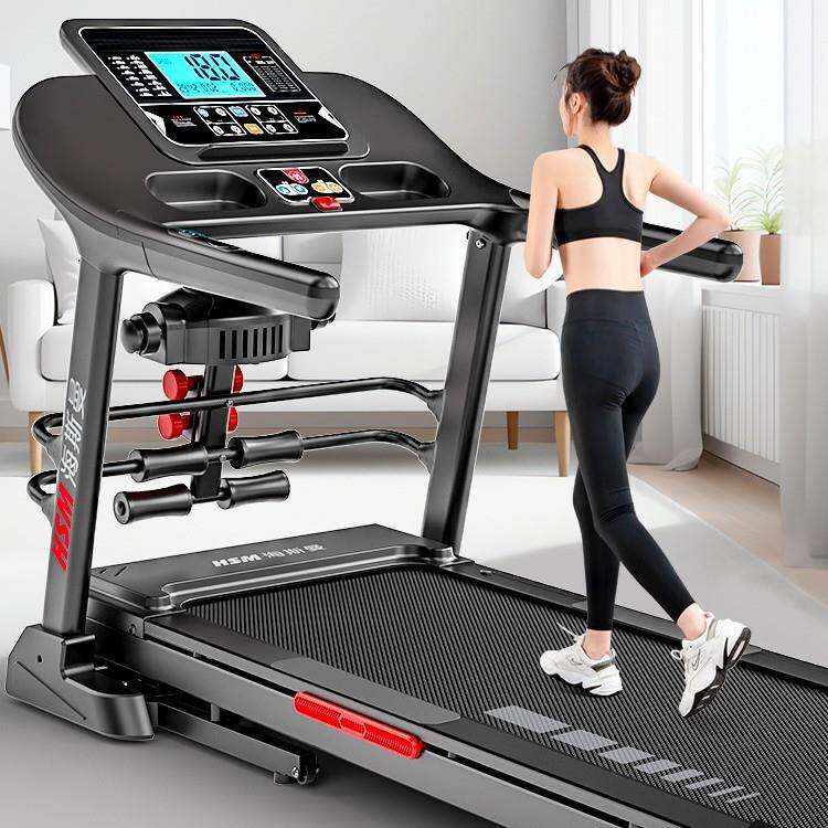 海斯曼男女通用家用跑步机健身升级款加大跑步面多功能智能跑步机