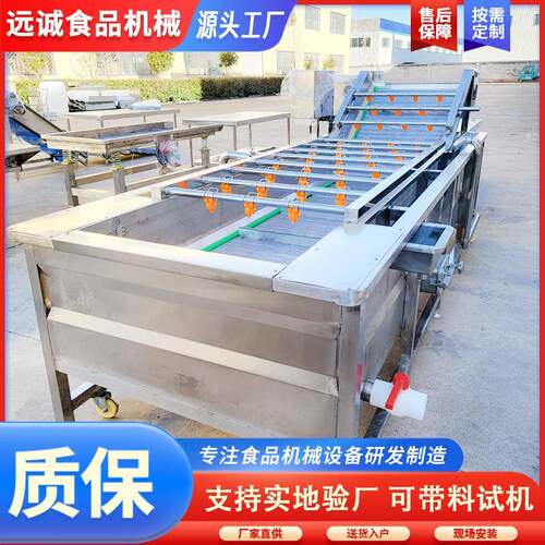 厂家供应不锈钢清橙子清洗机果 全HEL自动淋喷式蔬洗洗机 气泡清