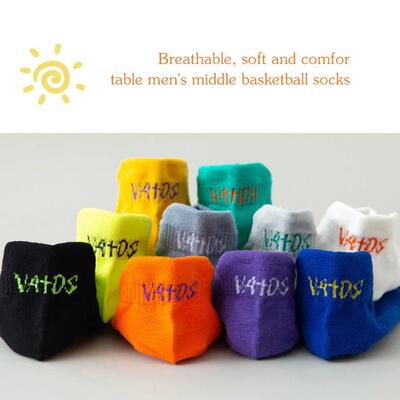 5 Pairs Men's Ankle Socks Bright Color No Show Socks Men