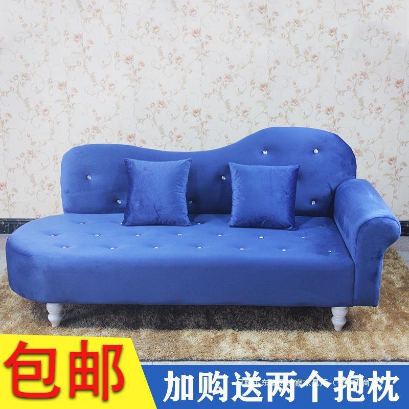 贵妃DZY发沙小小户型单人沙发懒人沙发双人沙沙发欧式布艺发卧室