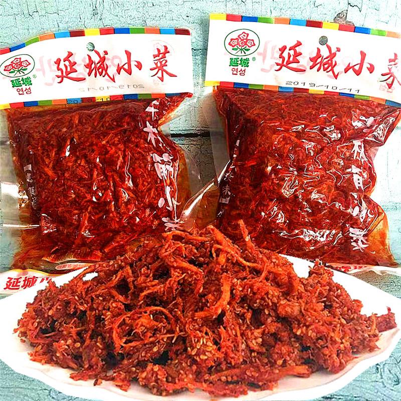 新疆包邮延边牛板筋 延城牛板筋丝 朝鲜族小菜零食 食品 炸干牛筋