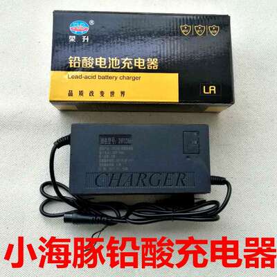 小海豚冰岚充电器24v36V48v2A3a5A铅酸锂电池卡侬头航空头充电器