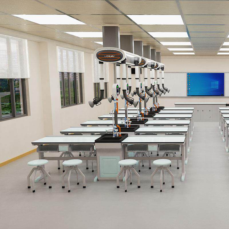 中小学化学理化生实验室桌学生科学物理实验桌铝木初中生物实验桌
