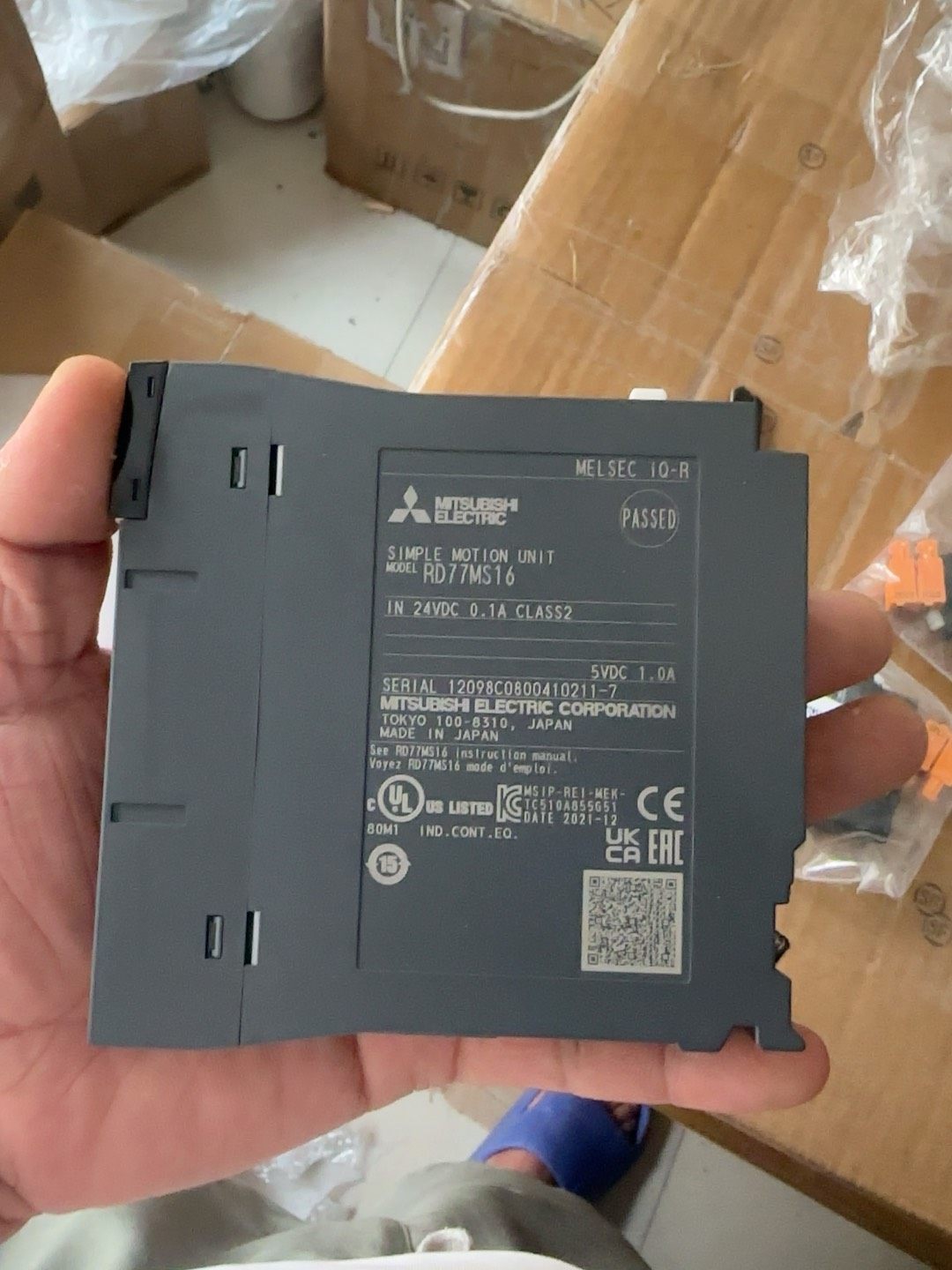 三菱+RD77MS16，成色漂亮，可充新实物图，功能完好，2