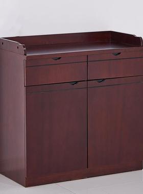 柜家厂简约茶矮水柜贴实木皮lq-46513餐边多功能储物柜柜会议室收