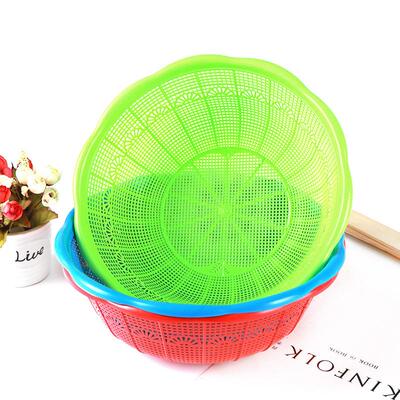 T Home Kitchen Rice Washing Sieve Round Plastic Rice Washing