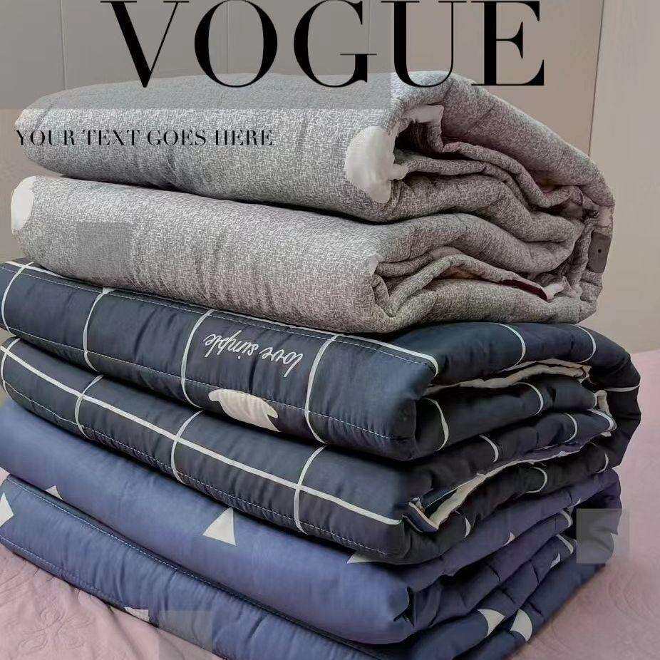 三斤春秋被冬被保暖被芯学生宿舍单人厚被子四季通用化纤被棉被