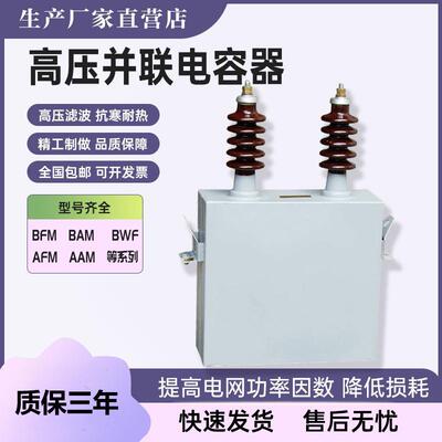 10kv高压并联电容器bam bfm bwf11√3-200 1w无功补偿电力电容器