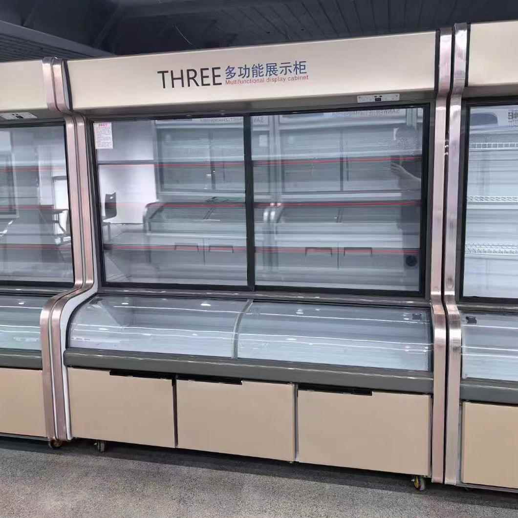 点菜柜串串柜饭店便利店双温三温冷柜冰箱饮料蔬菜保鲜冰柜冷藏柜