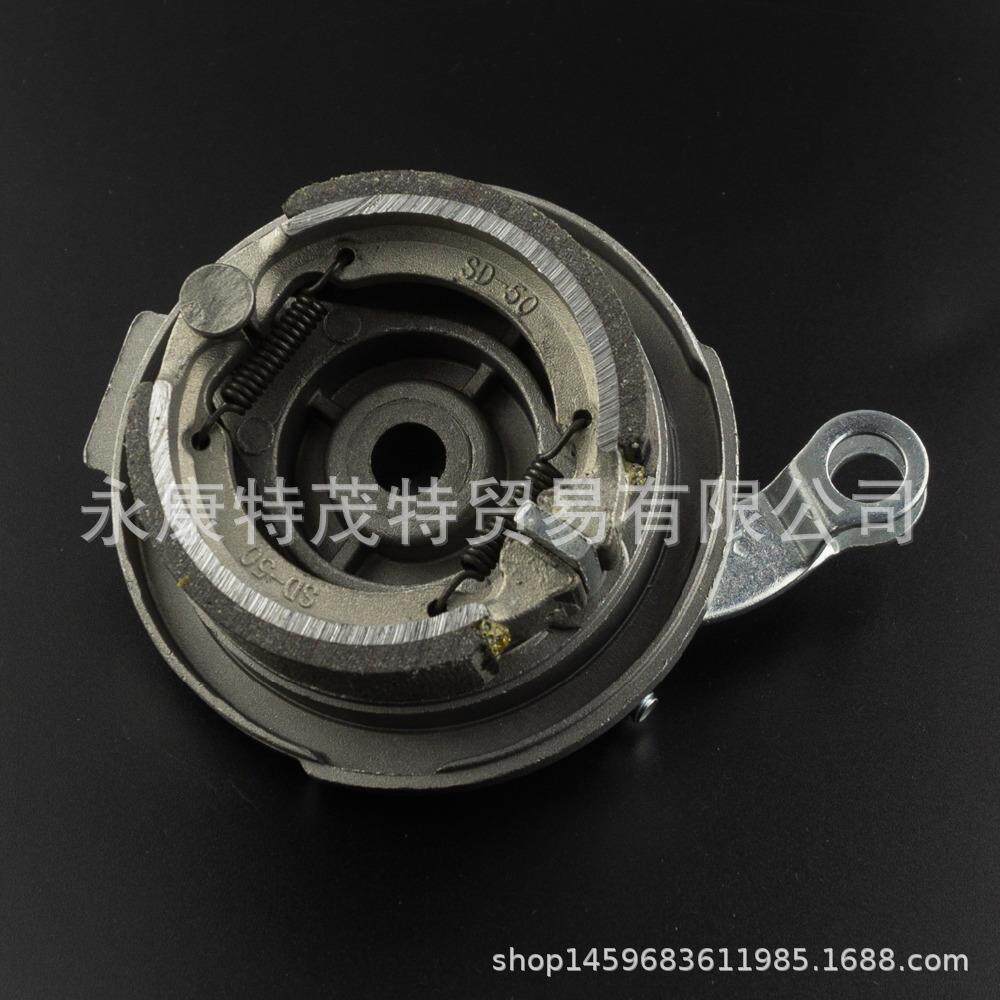 小型越野摩托车配件CRF50-125前后轮胎通用鼓刹盖+刹车片250-10