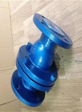 H44F46-10CDN100四氟塑料单向逆止阀软密封止回阀-旋启式止回阀