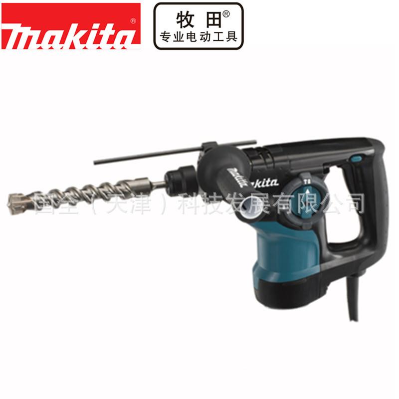 Makita牧田电动工具HR2800电锤功率800W钻孔能力28mm转速0-1100