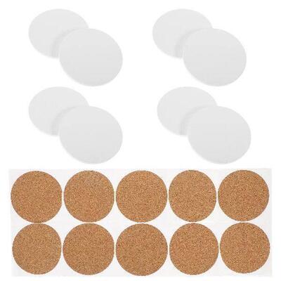 10Set Ceramic Sublimation Coasters Heat Transfer Blank Cup