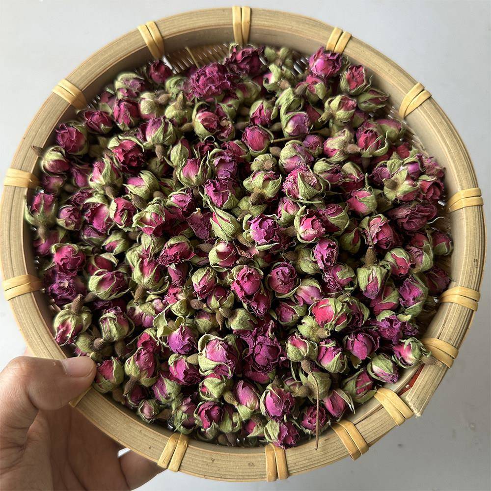 新疆和田玫瑰花农家玫瑰茶干花250g大马士革沙漠玫瑰花蕾2025花蕾
