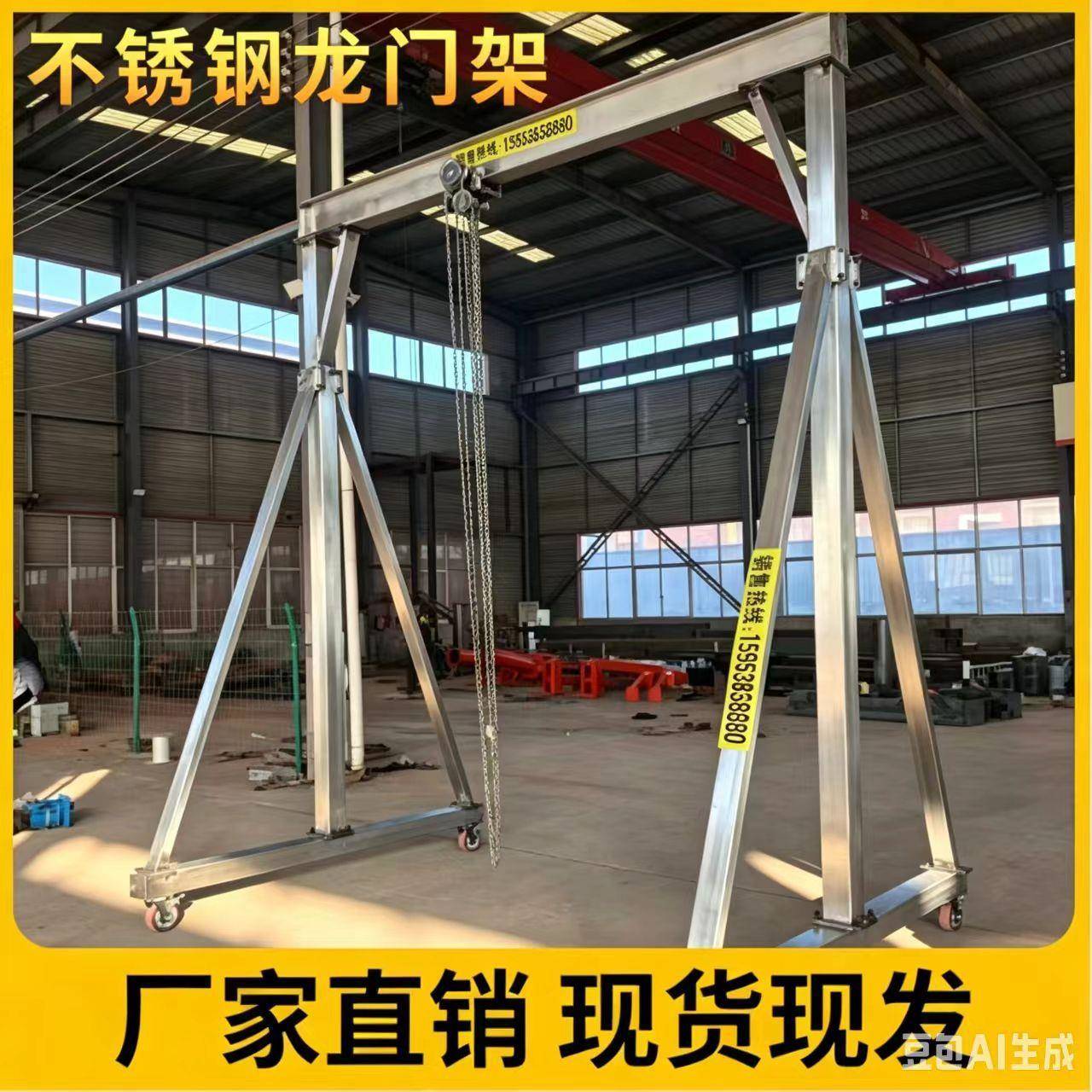 不锈钢龙门架04不锈钢龙门架16不锈钢无轨万向龙门架电动龙门架
