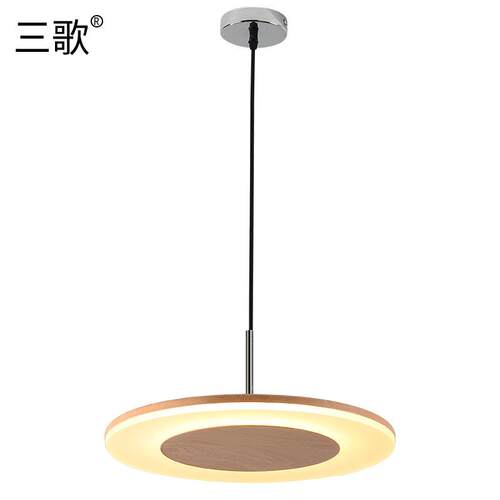 创意款北欧餐厅led吊灯现代简约餐桌饭厅吧台圆形样板书房灯具