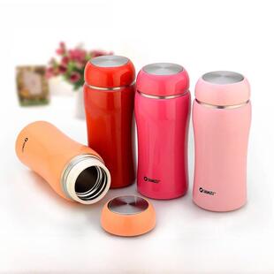 清水可爱便携式女学生保温杯简易水杯大容量不锈钢直饮新鲜迷你杯