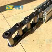 链条定做 非标涂装 空心销轴自动喷漆线铝导轨 链条轨道 50.8涂装