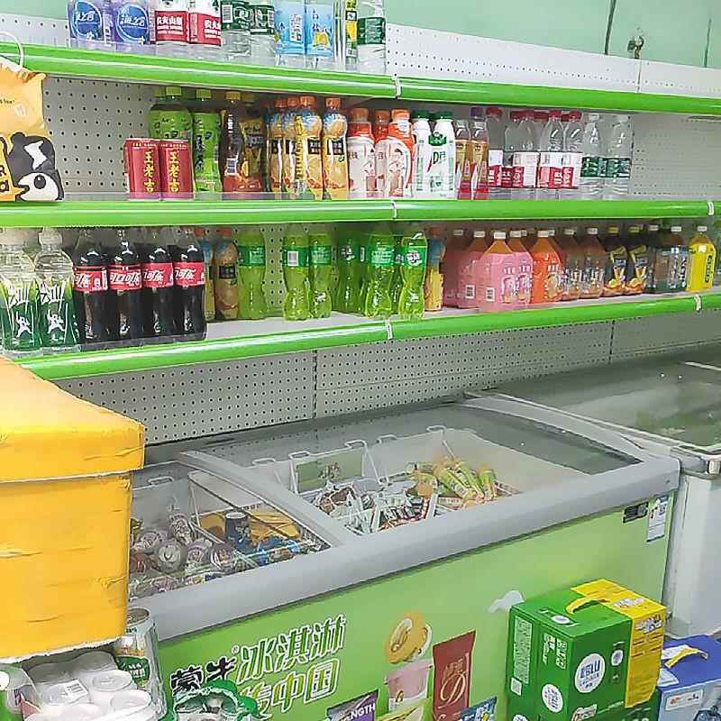 利506货冰便箱架超市冰店柜上方货架雪糕储物架展示架小卖部陈垒