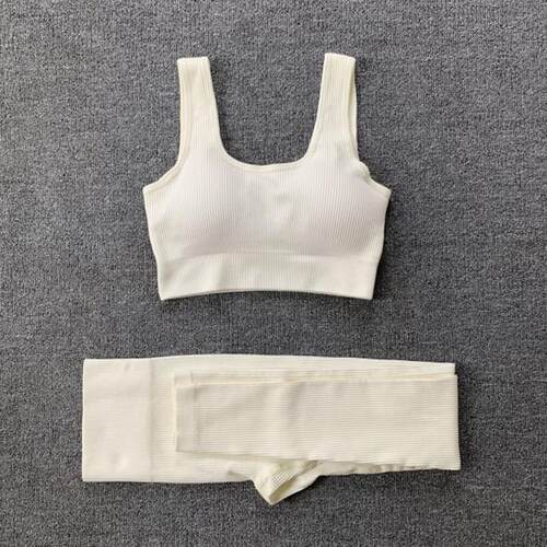 Women Seamless Yoga Set Gym Workout Clothes for Female Push