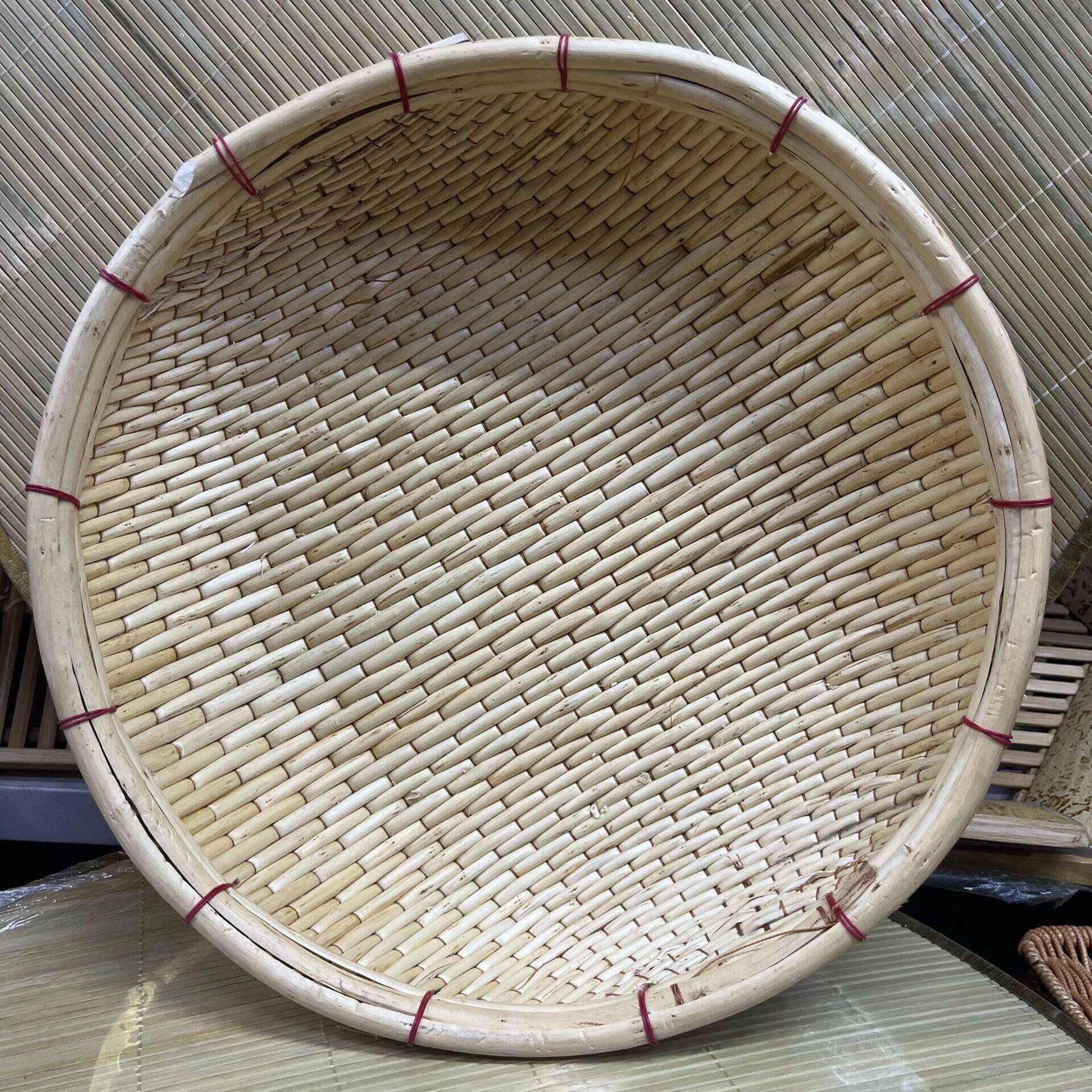 特大号款柳编簸箕农用家用商用大小号竹编柳条簸箕笸箩收纳筐篮