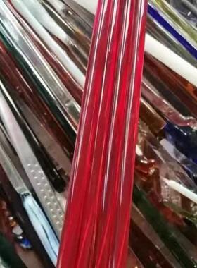 玻璃棒烧制小饰品戒指玻璃玫瑰花原料高硼硅玻璃乳色荧光绿玻璃珠