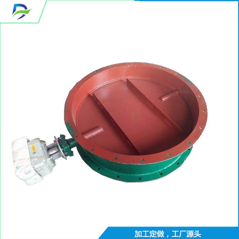 优惠DN250气动蝶阀圆口法兰蝶阀调节型单向通风蝶阀