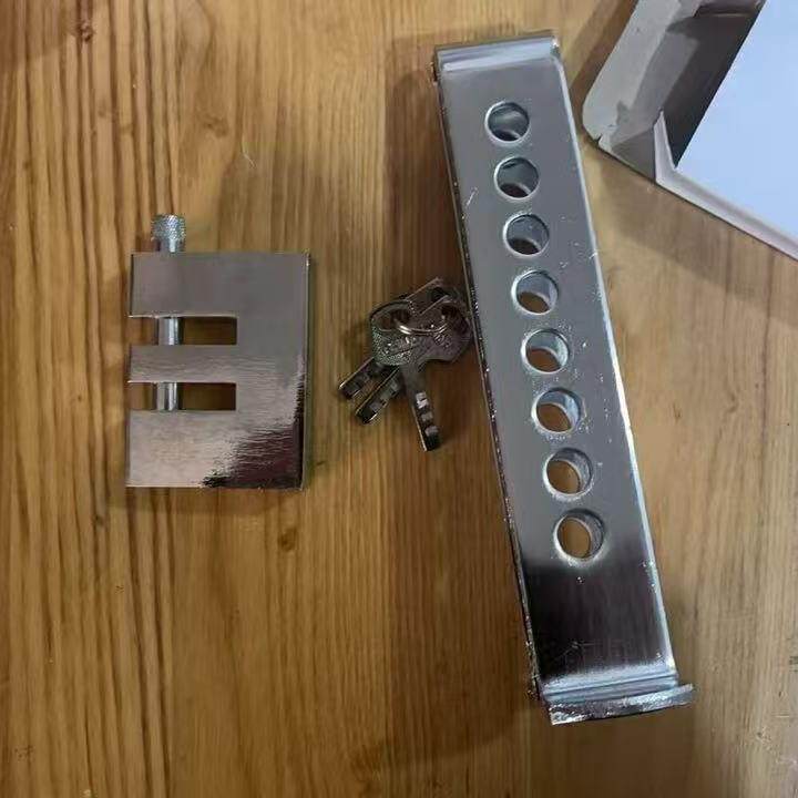 汽车离合器锁多功能方向盘防盗锁离合刹车油门锁可调节伸缩U型锁