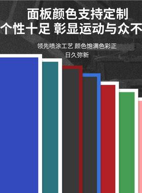 新室台内乒乓4球桌球赛事国标家用移动墨黑色000616面板0桌折叠带