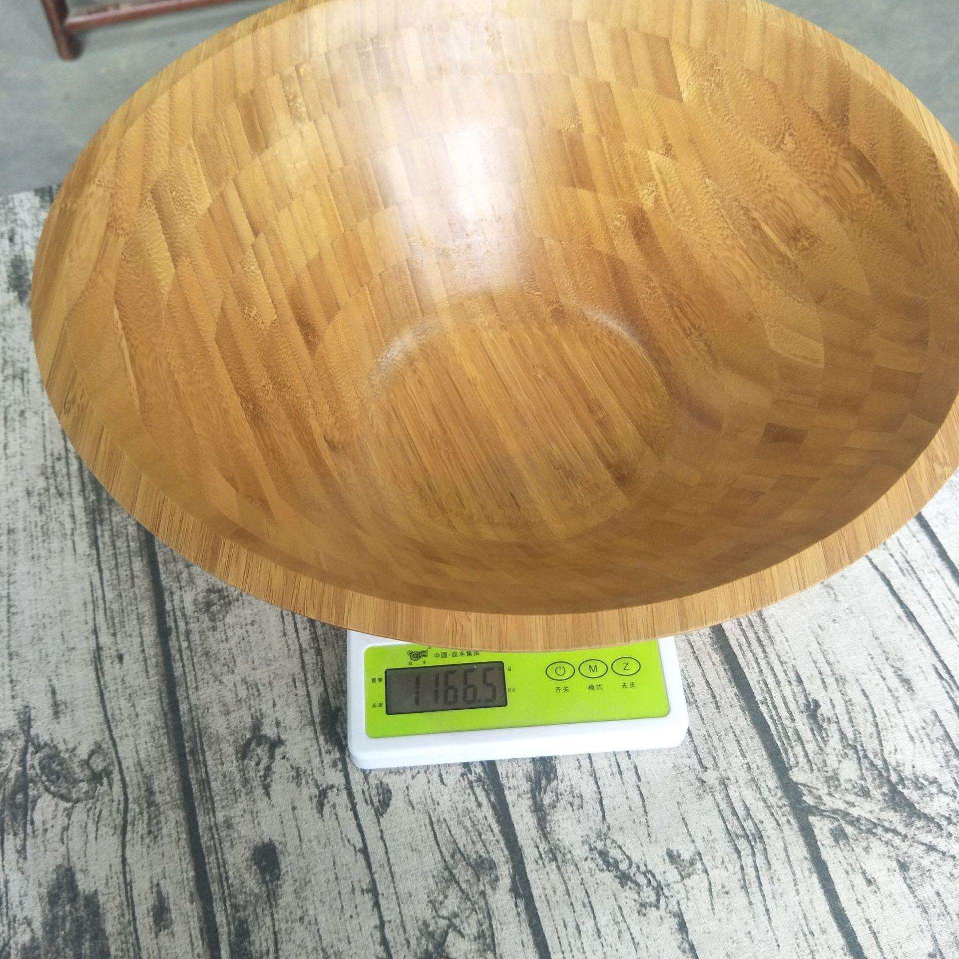 厂家直供 竹工艺品横拼大碗木碗 竹制沙拉碗饭碗纹竹制家用餐具