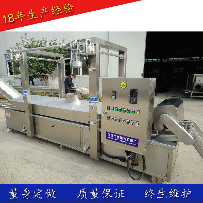 薄脆油炸机电加热全自动连续油炸线面制品加工成套设备